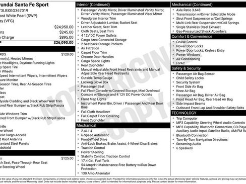Used 2016 Hyundai Santa Fe Sport FWD image 32