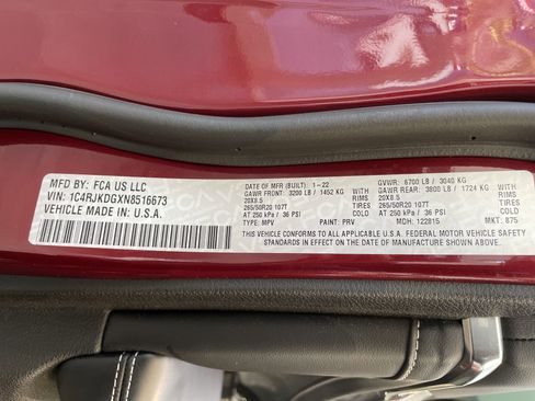 Used 2022 Jeep Grand Cherokee L Overland image 41