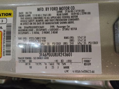 Used 2018 Ford Fusion S image 33