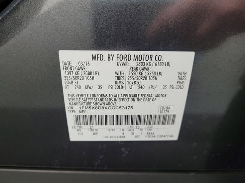 Used 2016 Ford Explorer XLT w/ Equipment Group 202A image 33