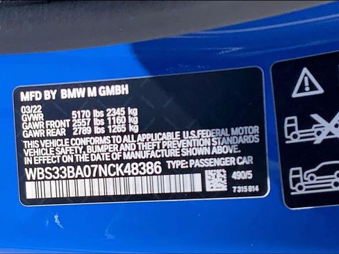 Used 2022 BMW M4 xDrive Competition w/ M Carbon Exterior Package AWD/4WD image 33