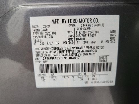 Used 2024 Ford Edge SEL w/ Convenience Package AWD/4WD image 60