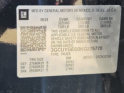 Used 2019 Chevrolet Silverado 1500 LTZ w/ LTZ Premium Package AWD/4WD image 27