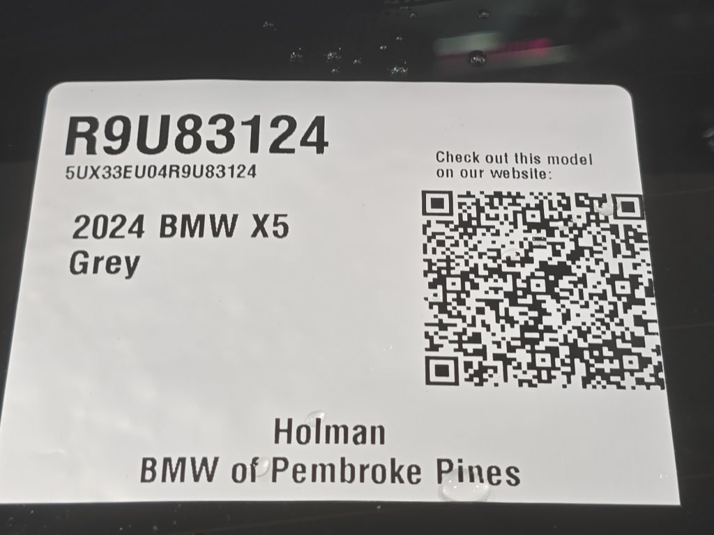 Certified 2024 BMW X5 M60i w/ Parking Assistance Package AWD/4WD image 24