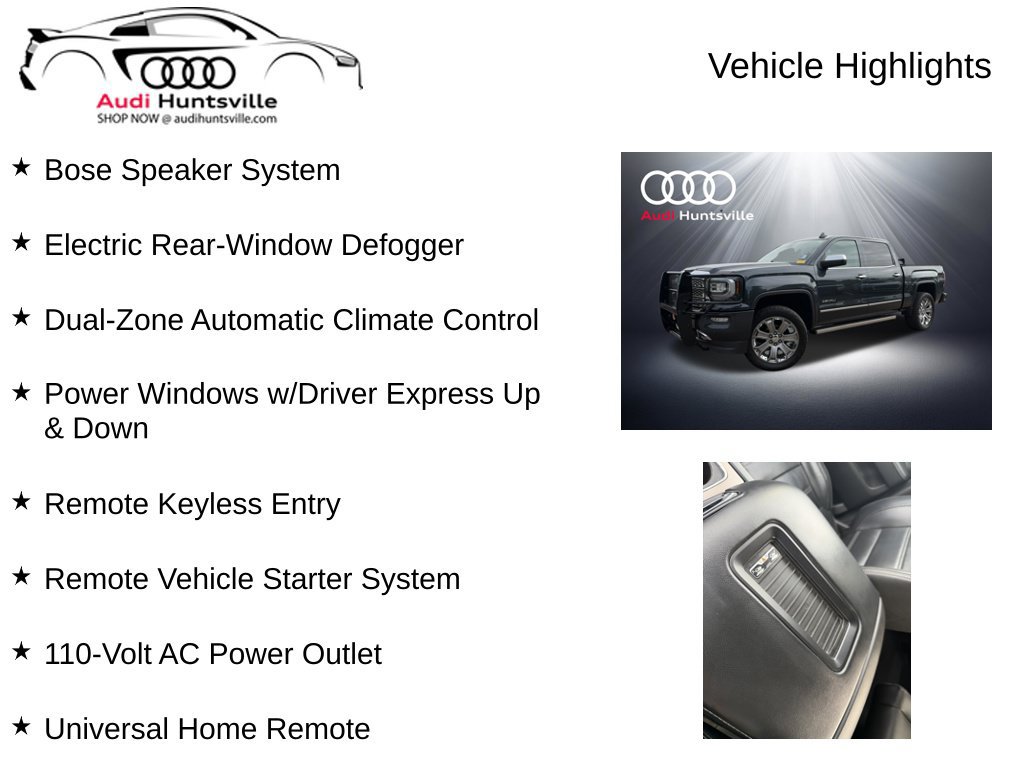 Used 2018 GMC Sierra 1500 Denali w/ Denali Ultimate Package AWD/4WD image 12