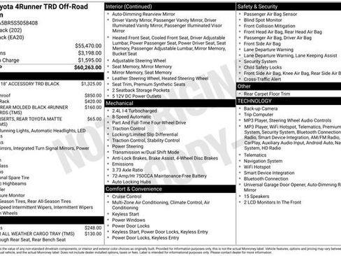 Certified 2025 Toyota 4Runner TRD Off-Road Premium AWD/4WD image 3