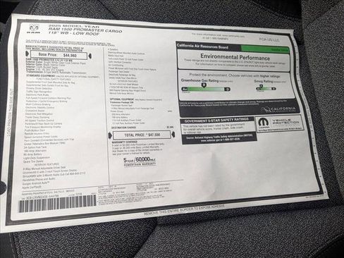 New 2025 RAM ProMaster 1500 w/ Power Group image 18