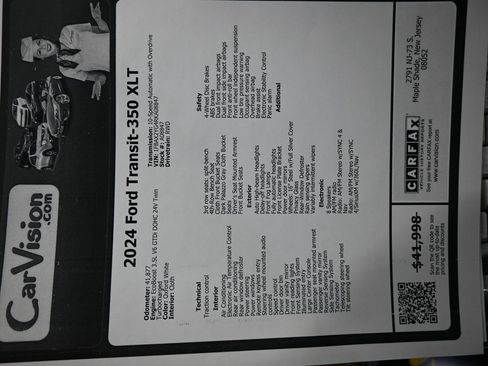 Used 2024 Ford Transit 350 XLT image 9