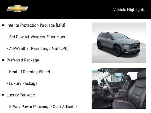 Certified 2022 GMC Acadia AT4 w/ Preferred Package image 20
