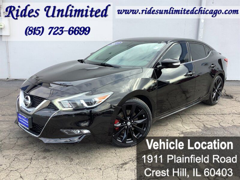 Used 2017 Nissan Maxima SR w/ Midnight Edition FWD image 2