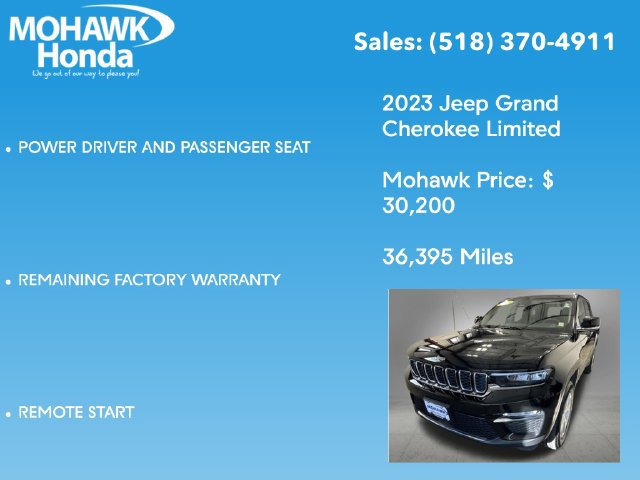 Used 2023 Jeep Grand Cherokee Limited AWD/4WD image 14