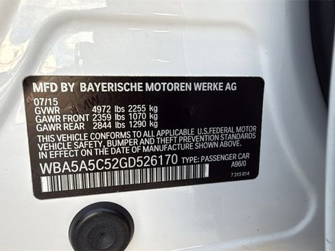 Used 2016 BMW 528i Sedan image 35