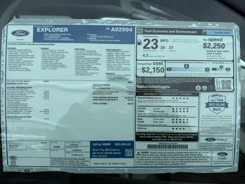New 2026 Ford Explorer Active w/ Active Comfort Package AWD/4WD image 2