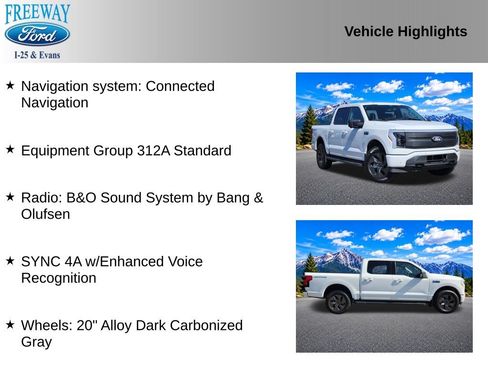 Used 2024 Ford F150 Lightning Flash AWD/4WD image 2