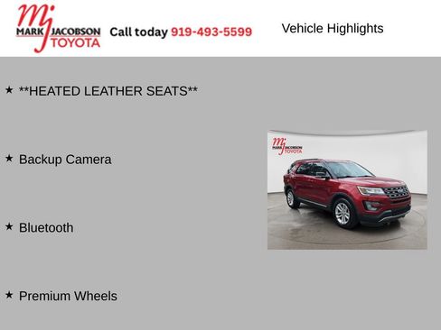 Used 2017 Ford Explorer XLT w/ Equipment Group 202A FWD image 5