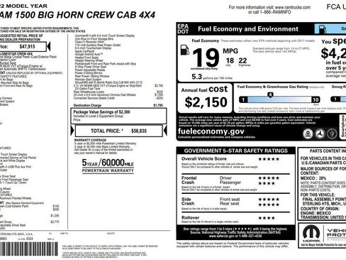 Used 2022 RAM 1500 Big Horn AWD/4WD image 37