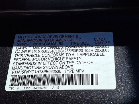 Certified 2023 Honda Pilot Touring image 30