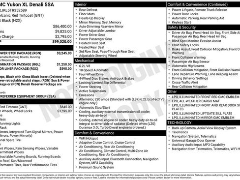 New 2026 GMC Yukon XL Denali w/ Sun & Power Step Package AWD/4WD image 11