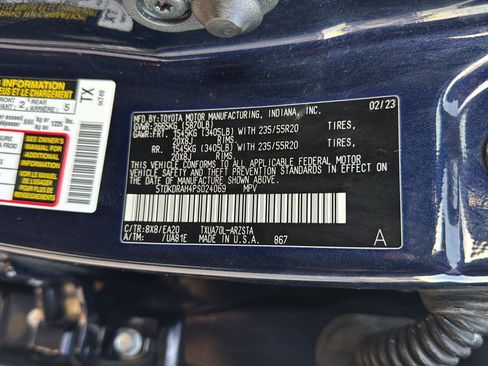 Certified 2023 Toyota Highlander XSE image 37