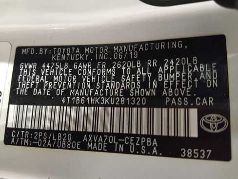 Used 2019 Toyota Camry XSE w/ Navigation Package image 33