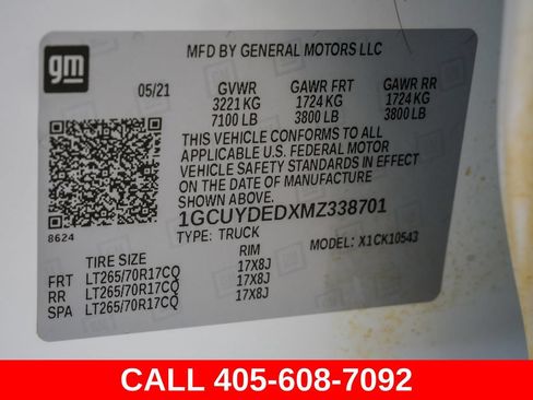 Used 2021 Chevrolet Silverado 1500 LT w/ Bed Protection Package AWD/4WD image 38