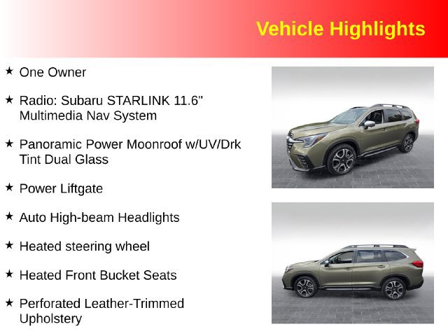 Used 2023 Subaru Ascent Limited w/ Technology Package AWD/4WD image 3