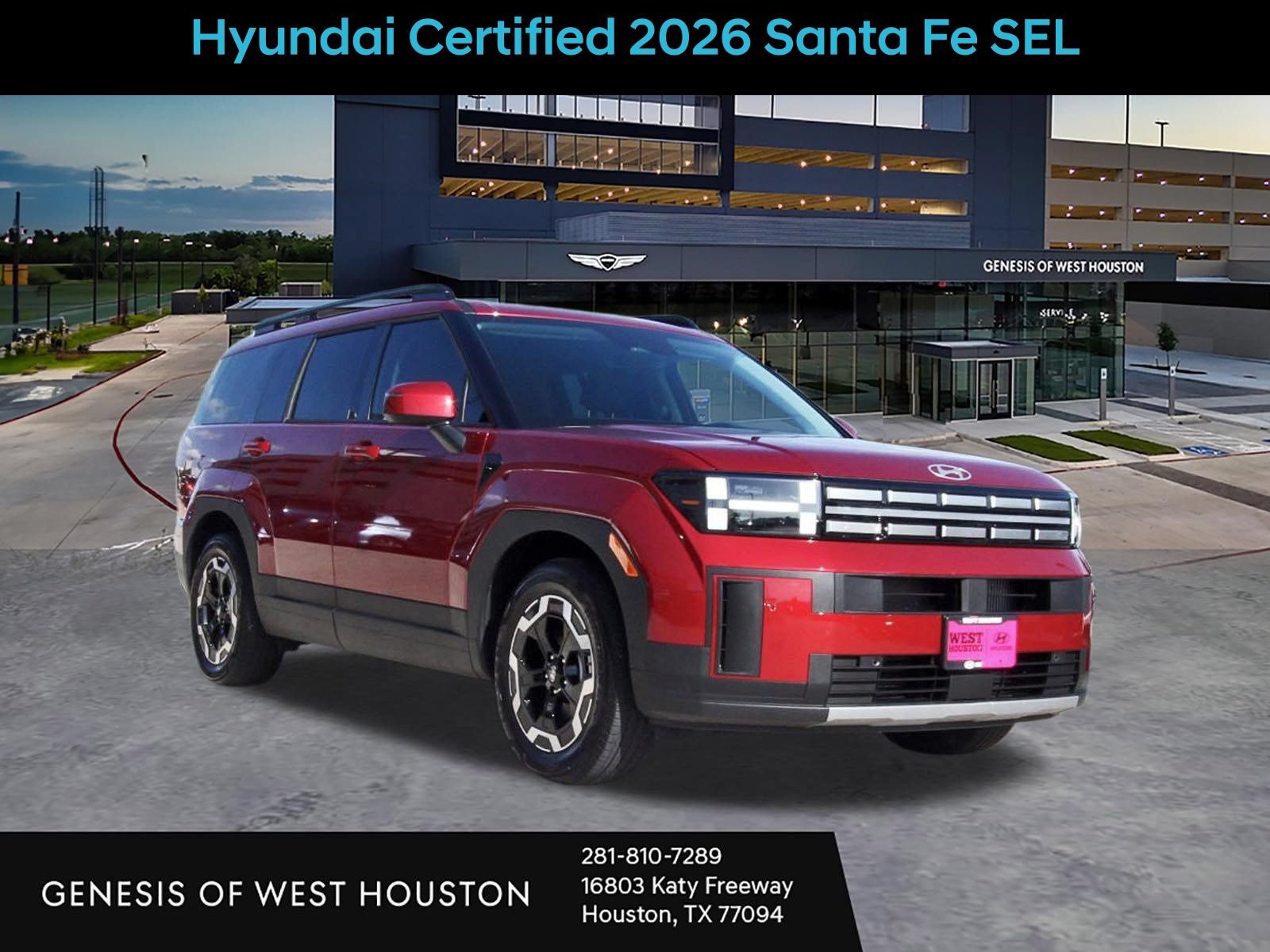 Certified 2026 Hyundai Santa Fe SEL FWD image 1