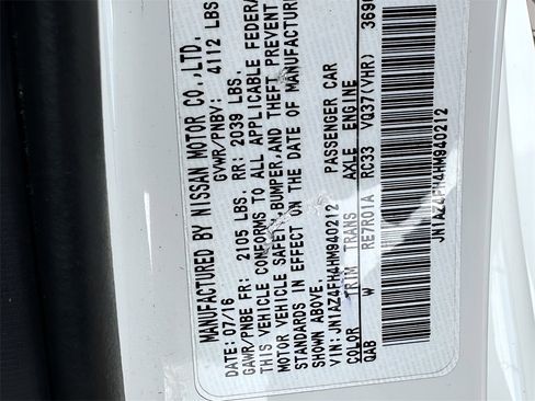 Used 2017 Nissan 370Z Touring Sport image 50