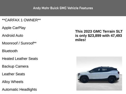 Used 2023 GMC Terrain SLT w/ Tech Package FWD image 4