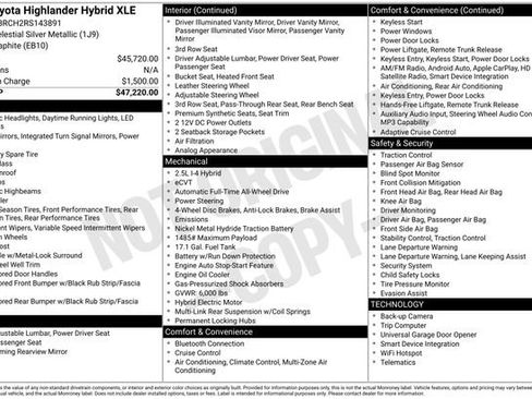 Used 2024 Toyota Highlander XLE image 10