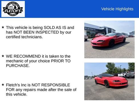 Used 1995 Chevrolet Camaro Z28 RWD image 2