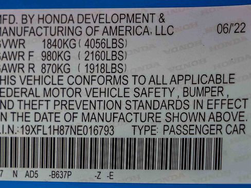 Used 2022 Honda Civic Sport Touring image 27