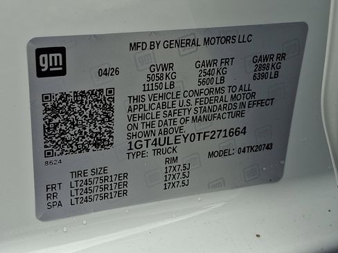 New 2026 GMC Sierra 2500 Pro w/ 1SA Pro Safety Plus Package AWD/4WD image 10