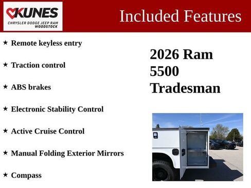 New 2026 RAM 5500 Tradesman AWD/4WD image 3