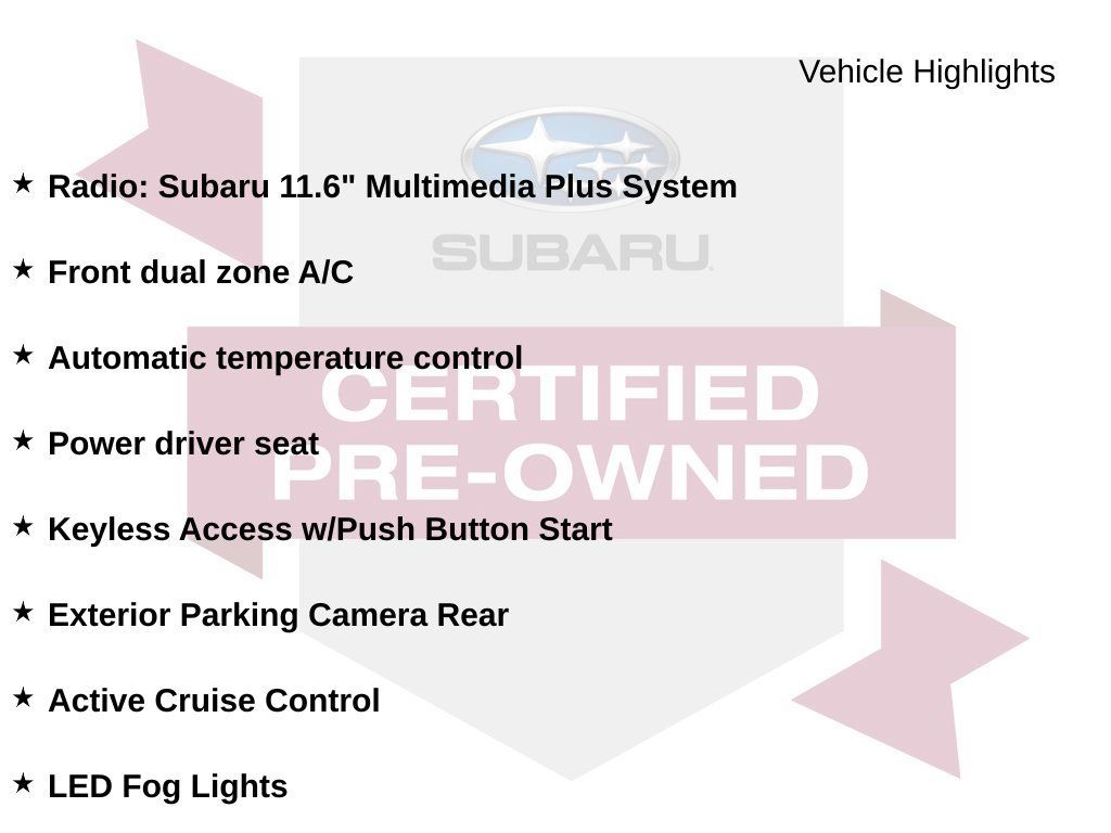 Certified 2025 Subaru Legacy Premium AWD/4WD image 19