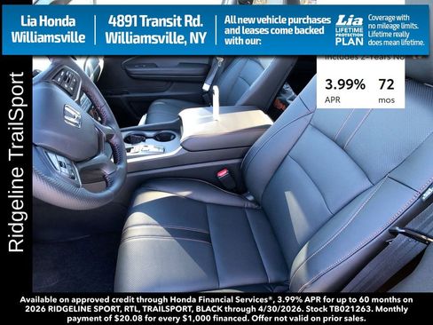 New 2026 Honda Ridgeline TrailSport image 12
