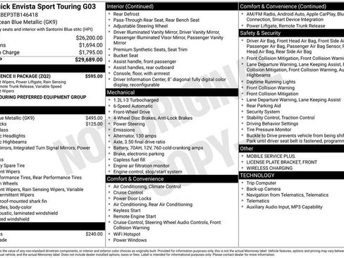 New 2026 Buick Envista Sport Touring w/ Convenience II Package FWD image 42