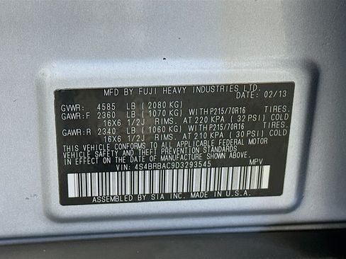 Used 2013 Subaru Outback 2.5i AWD/4WD image 12