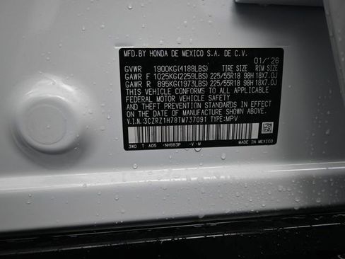 New 2026 Honda HR-V EX-L image 3