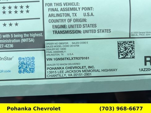 New 2026 Chevrolet Tahoe High Country AWD/4WD image 36