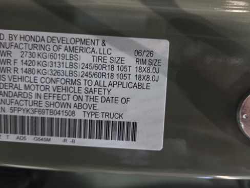 New 2026 Honda Ridgeline TrailSport image 35