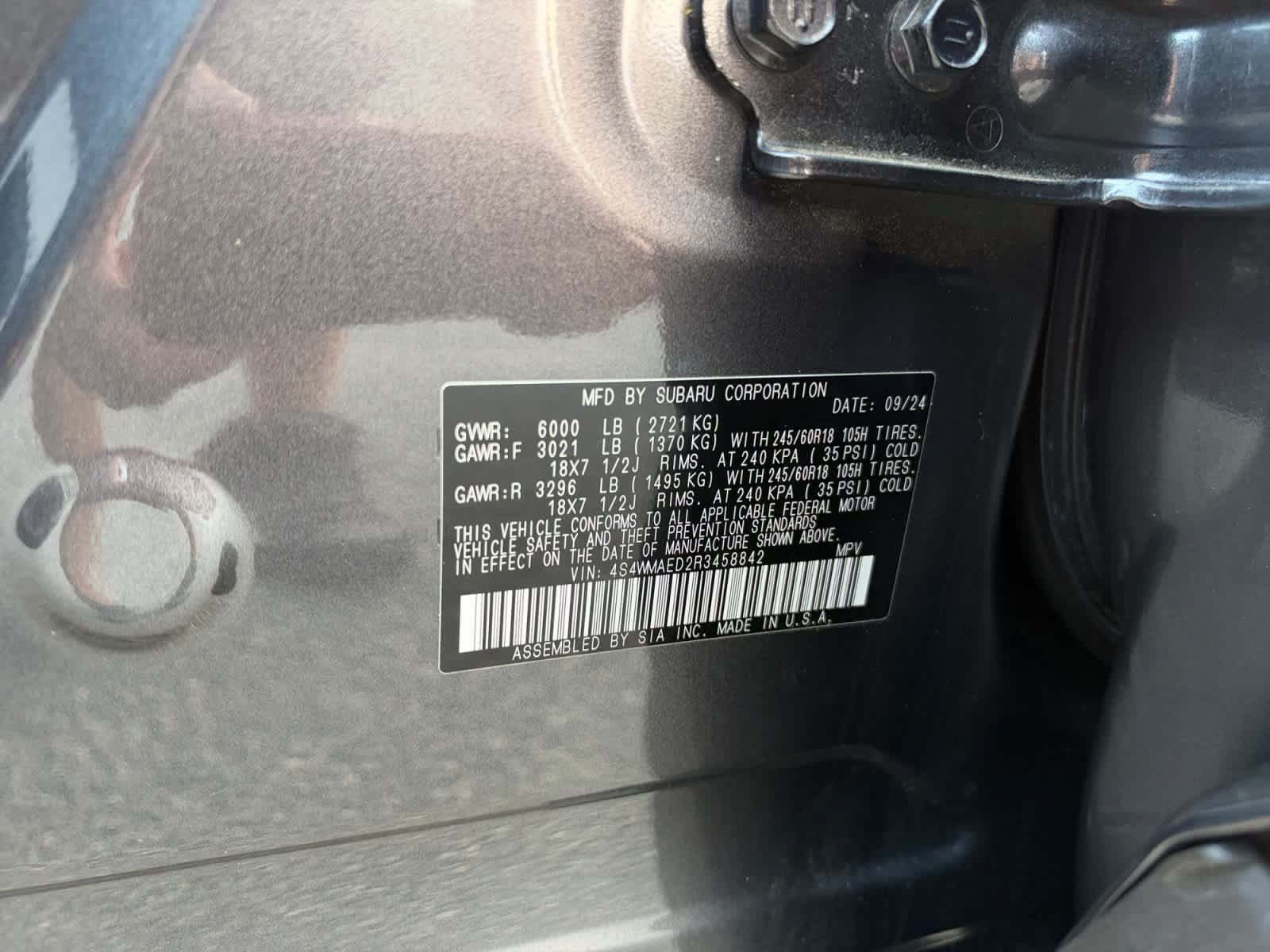 Used 2024 Subaru Ascent Premium w/ Convenience Package AWD/4WD image 17