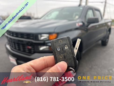 Used 2021 Chevrolet Silverado 1500 Custom Trail Boss w/ LPO, Dark Essentials Package image 42