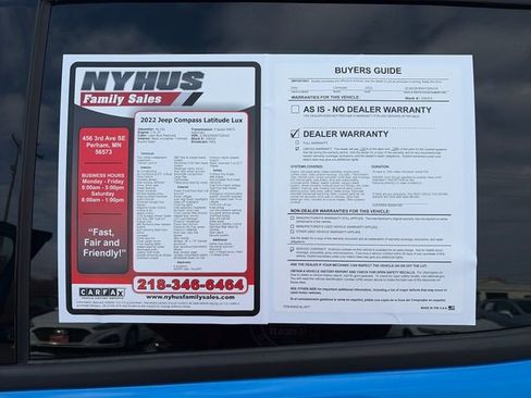 Used 2022 Jeep Compass Latitude w/ Sun and Sound Group AWD/4WD image 56