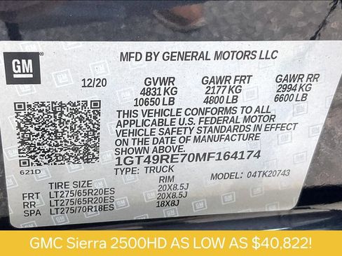 Used 2021 GMC Sierra 2500 Denali w/ Denali Ultimate Package AWD/4WD image 36