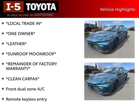 Used 2025 Toyota Camry SE w/ Multimedia Upgrade Package image 4