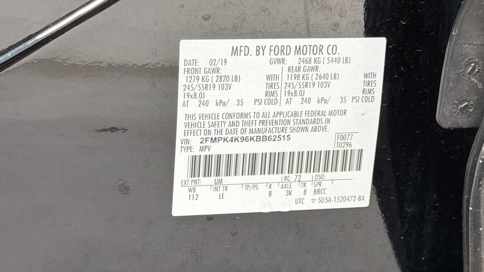 Used 2019 Ford Edge Titanium AWD/4WD image 11