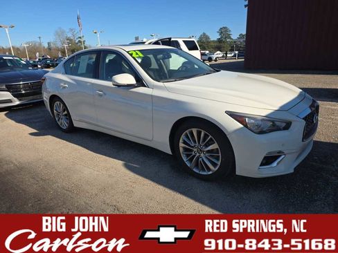 Used 2021 INFINITI Q50 Luxe image 1
