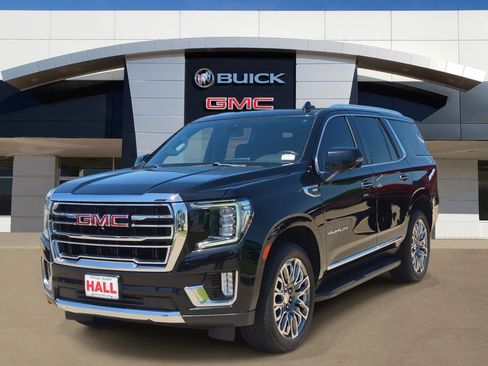 Certified 2022 GMC Yukon SLT w/ SLT Luxury Package RWD image 3