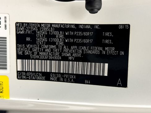 Used 2015 Toyota Sienna XLE FWD image 31